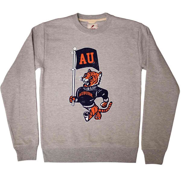 grey AU strutting tiger sweatshirt